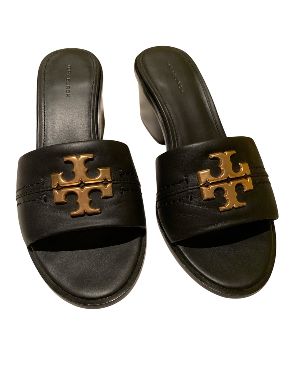 TORY BURCH EVERLY BLOCK HEELS. EXCELLENT CONDITION! - Picture 3 of 6